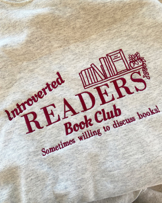 Book Merch - lntroverted Readers Book Club Hoodie