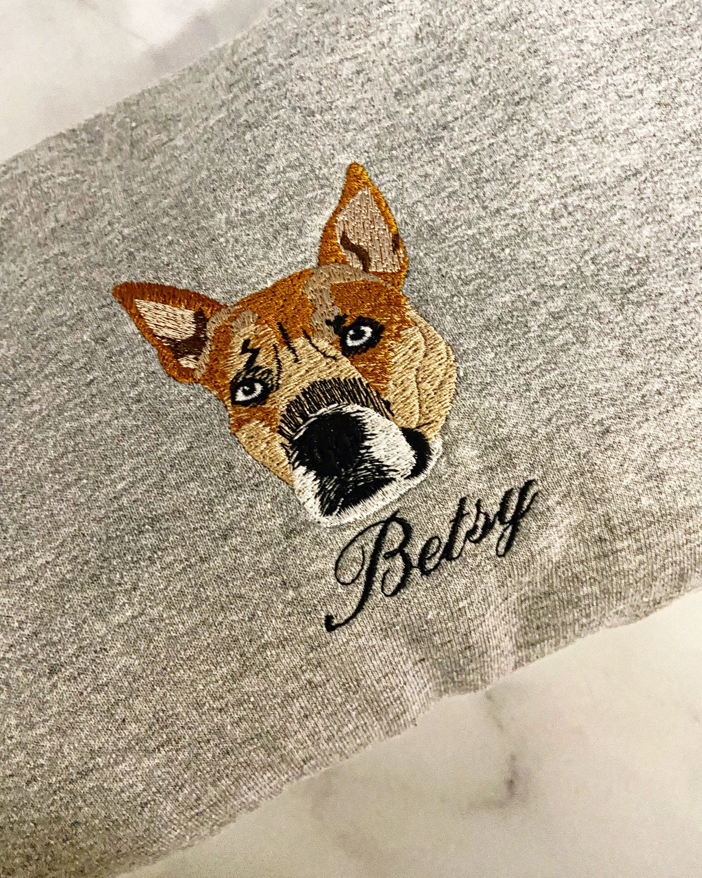 Personalised Embroidered Pet Face Jumper