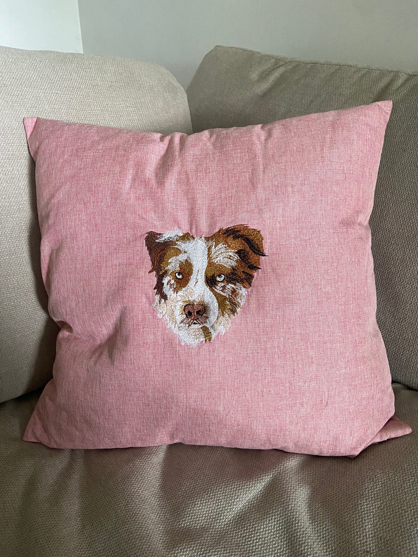 Personalised Embroidered Pet Cushion