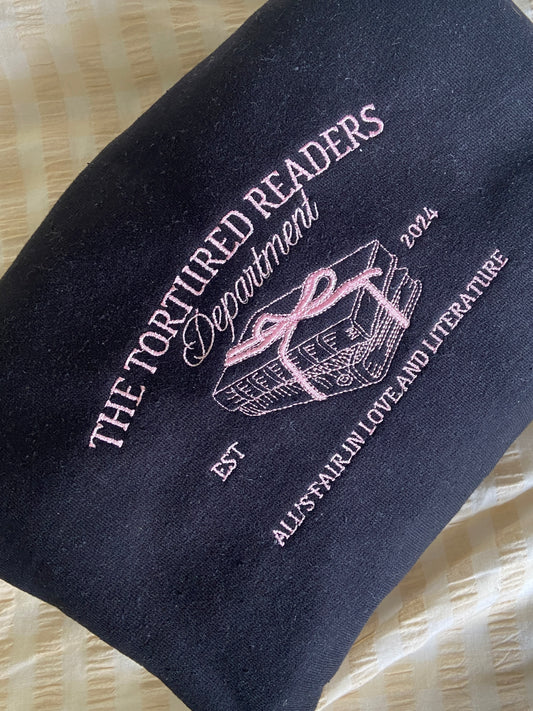 Book Merch - Tortured Readers Department Sweatshirt