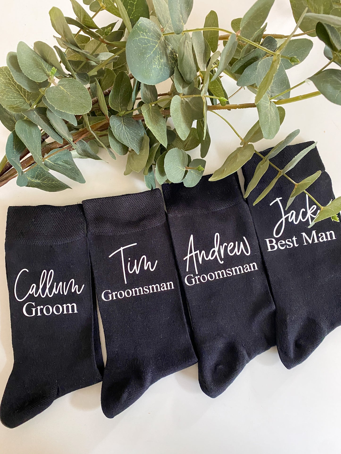 Personalised Groomsmen Socks