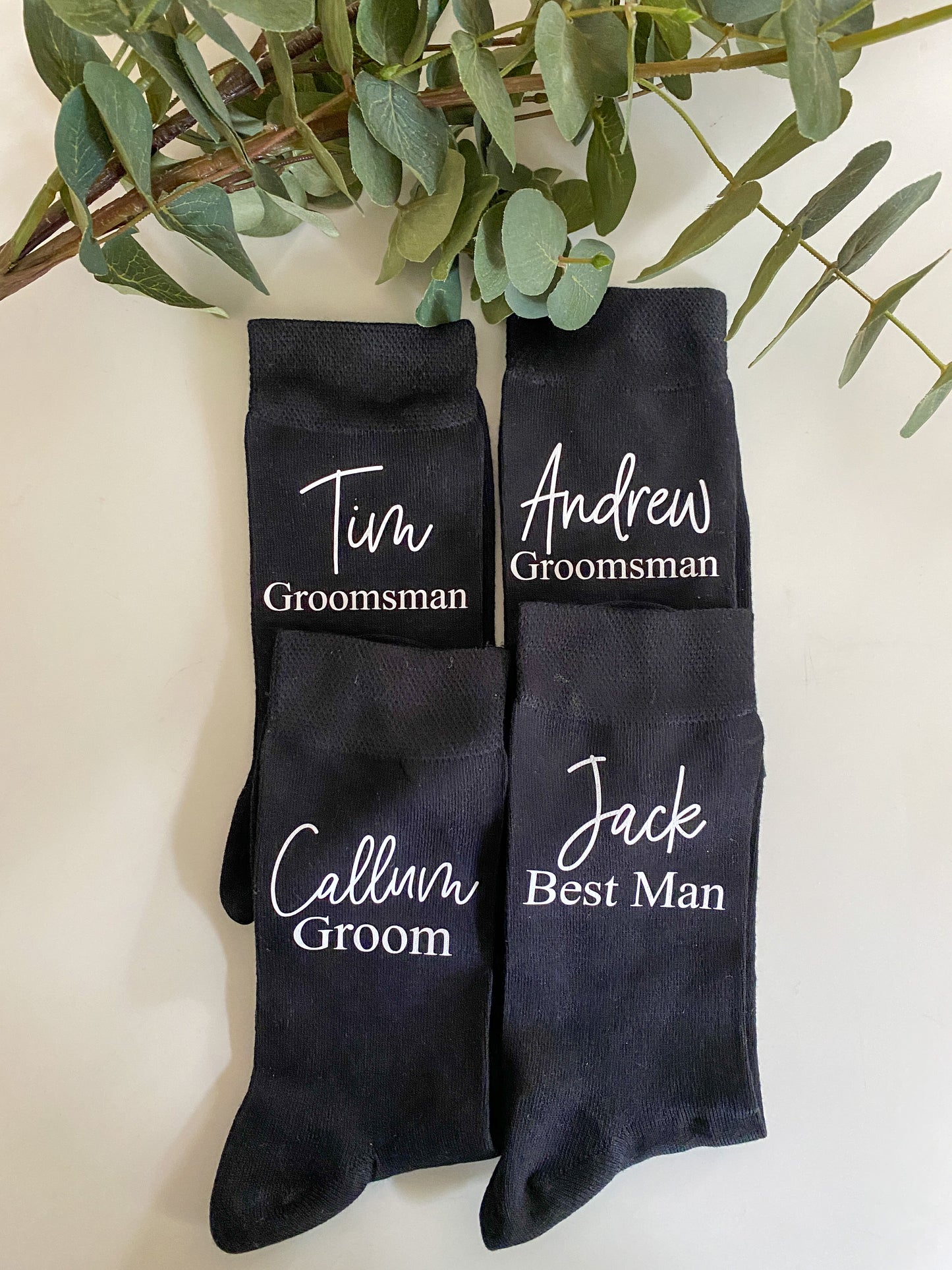 Personalised Groomsmen Socks