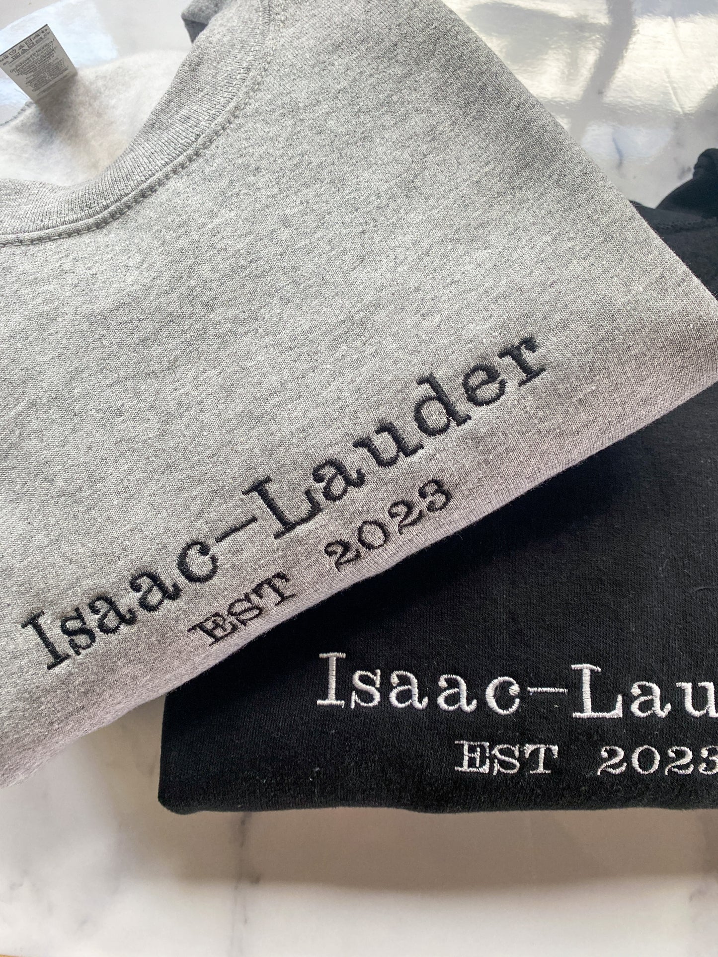 Personalised Embroidered Name Jumper