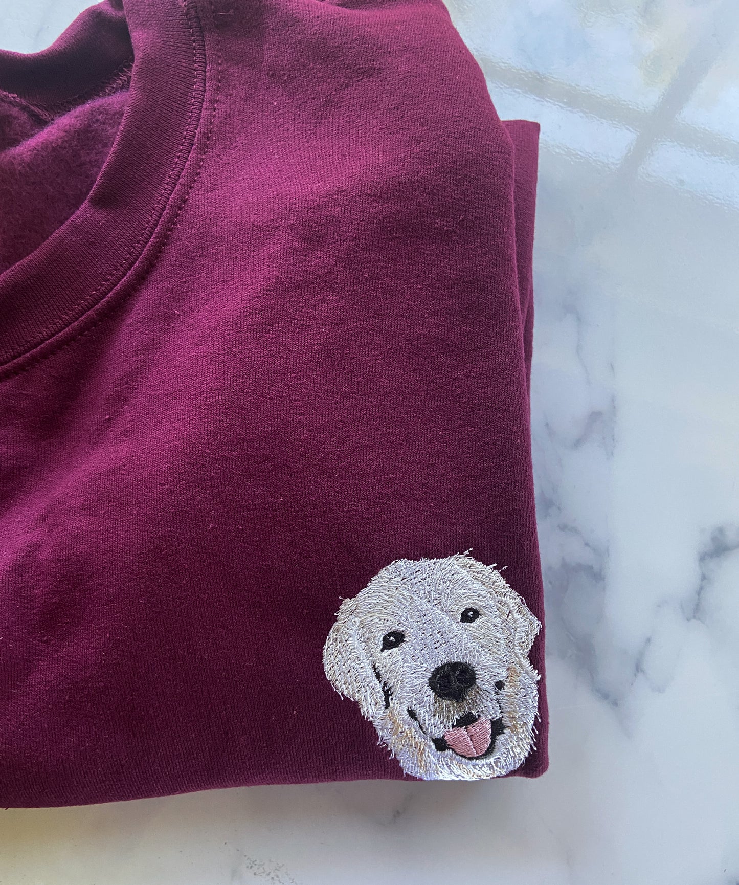 Personalised Embroidered Pet Face Jumper