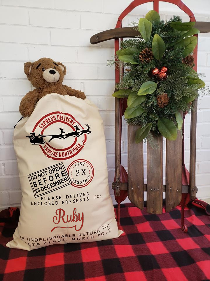 Personalised Santa Sack - Express Delivery