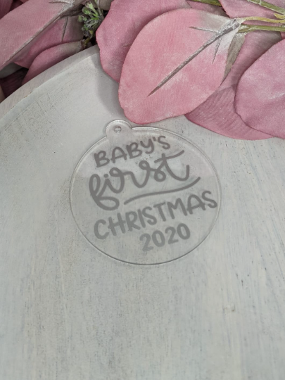 Babys First Christmas Bauble 2021