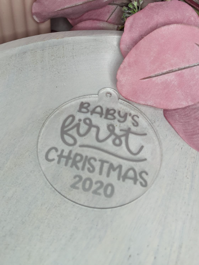 Babys First Christmas Bauble 2021