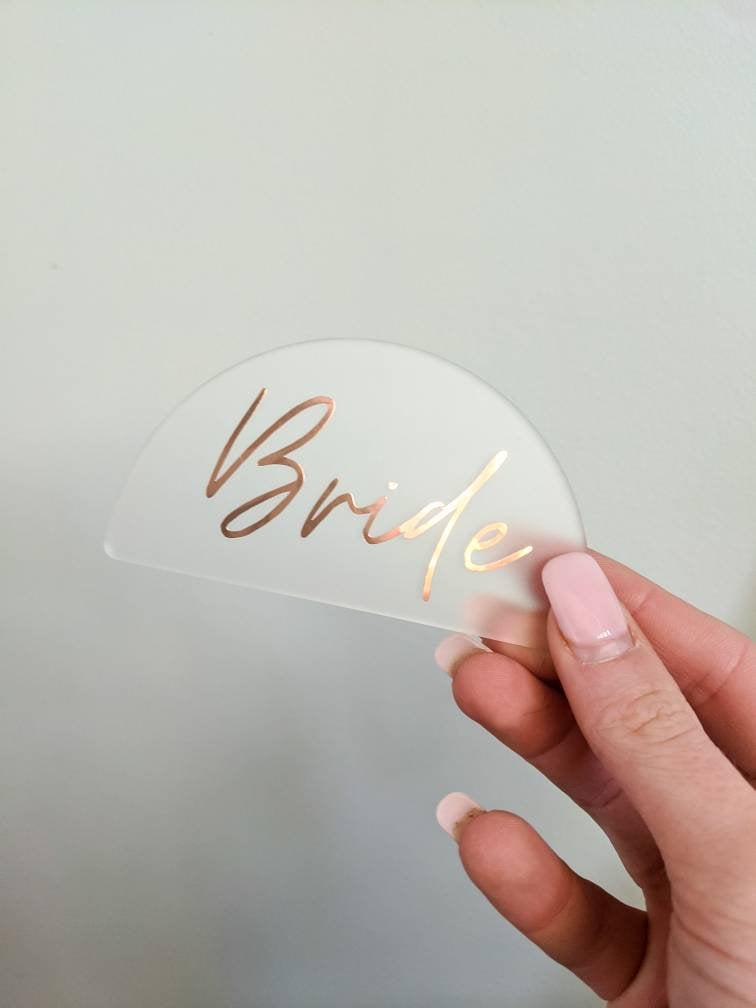 Rounded Name Place Cards